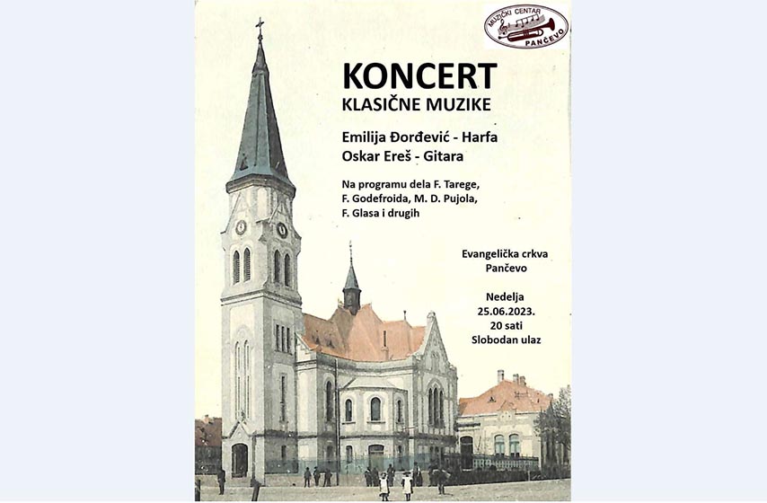 klasicna muzika, evangelisticka crkva, pancevo, koncert