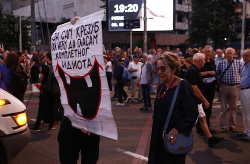 svetlana bojkovic, protest